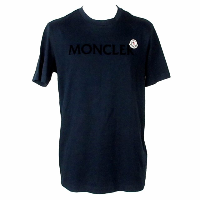 ほぼ新品】MONCLER 半袖Tシャツ ネイビー色NAVY - Tシャツ/カットソー