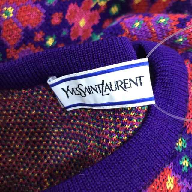 イヴサンローラン YvesSaintLaurent 長袖セーター サイズM レディース