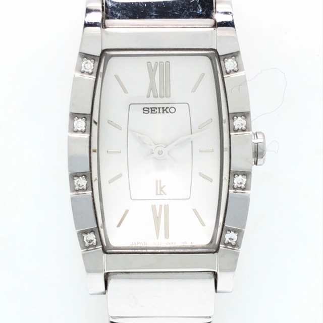 セイコー SEIKO 腕時計 LUKIA(ルキア) 1F20-0BK0 レディース 8Pダイヤ シルバー【中古】20230915｜au PAY  マーケット