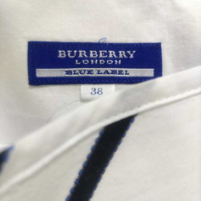 バーバリーブルーレーベル スカート サイズ38 M レディース 美品 - 白