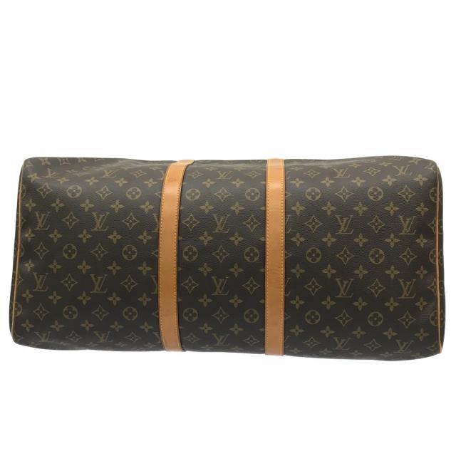 ルイヴィトンボストンキーポル55モノグラム大容量ヌメ革