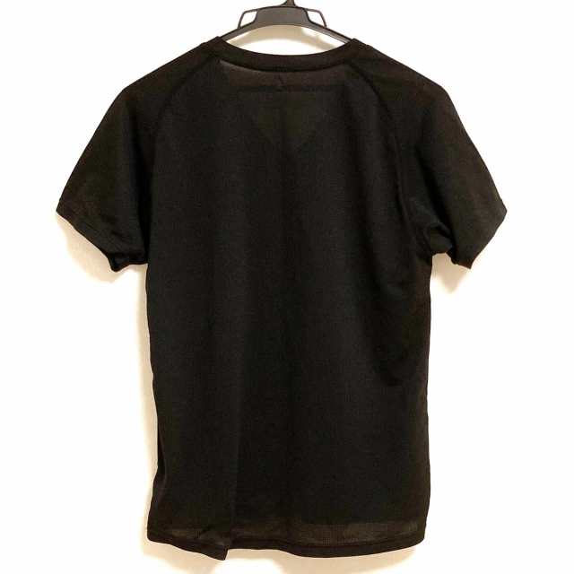 モンベル mont-bell 半袖Tシャツ サイズM メンズ - 黒 Vネック【中古