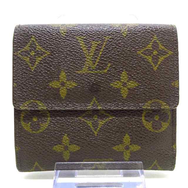 ルイヴィトン LOUIS VUITTON Wホック財布 モノグラム レディース