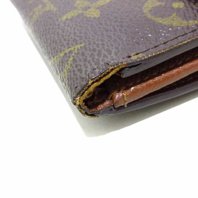 ルイヴィトン LOUIS VUITTON Wホック財布 モノグラム レディース ...