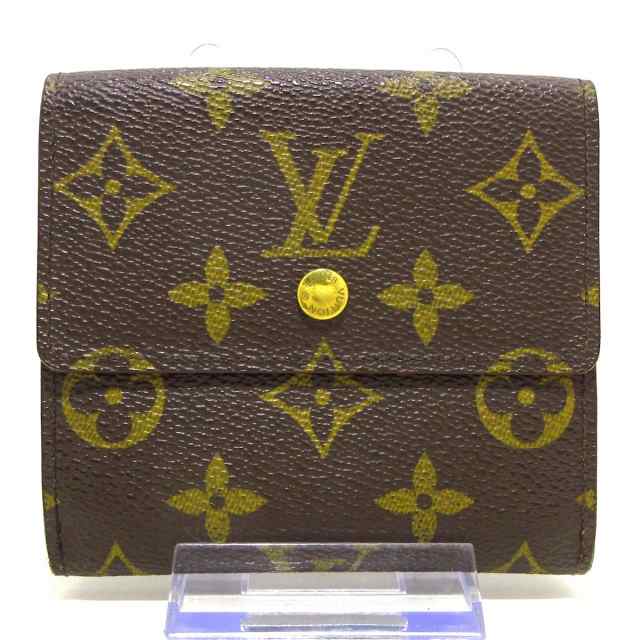 ルイヴィトン LOUIS VUITTON Wホック財布 モノグラム レディース