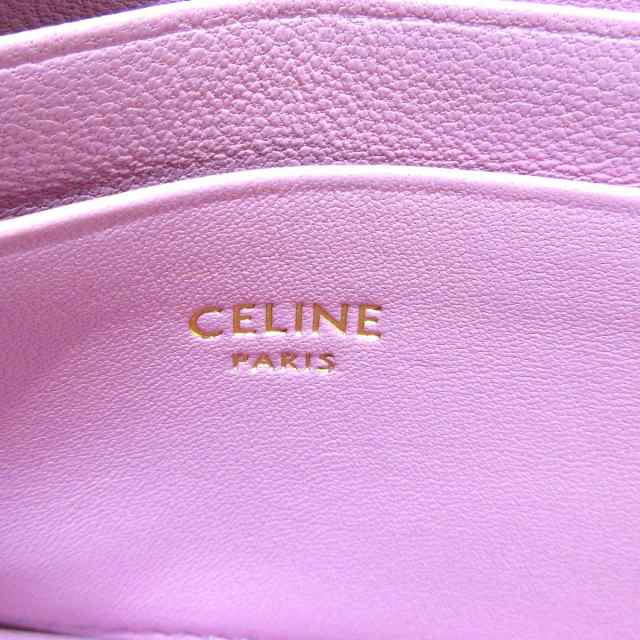 セリーヌ CELINE コインケース レディース 美品 - オレンジ L字