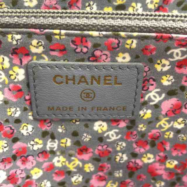 シャネル CHANEL 長財布 レディース マトラッセ A82370 カーキ