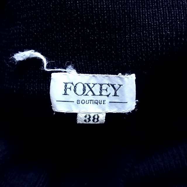 フォクシー FOXEY 長袖セーター サイズ38 M レディース - 黒