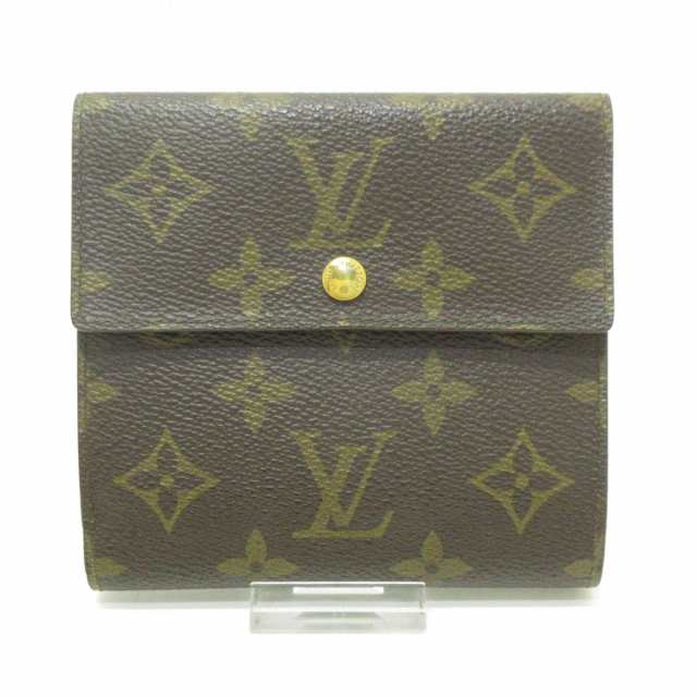 ルイヴィトン LOUIS VUITTON Wホック財布 モノグラム レディース W