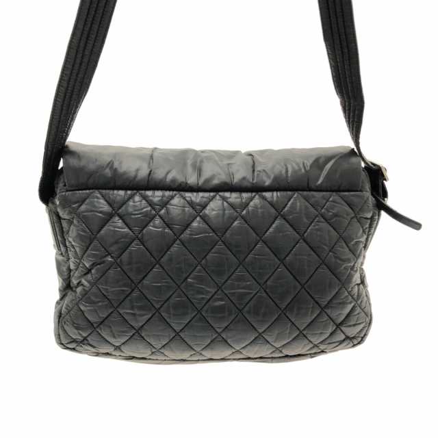 シャネル CHANEL ショルダーバッグ レディース コココクーン 黒 シルバー金具 ナイロン×レザー【中古】20231012の通販はau PAY  マーケット - ブランディア au PAY マーケット店 | au PAY マーケット－通販サイト