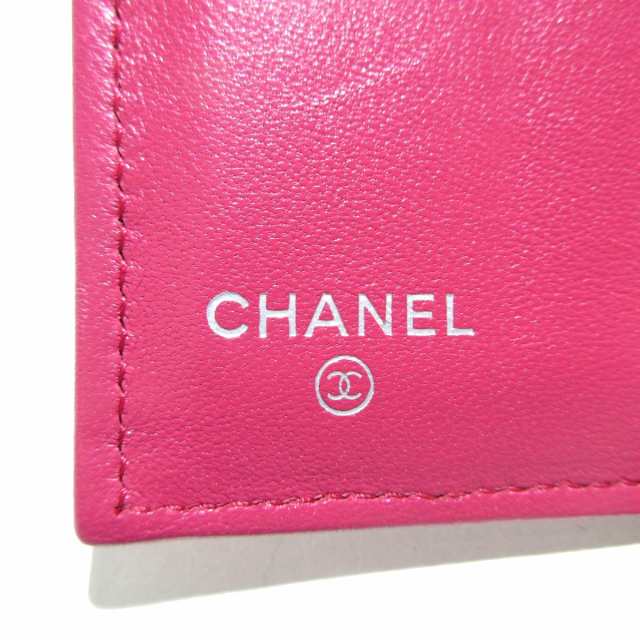 独創的 ボーイシャネル 三つ折財布 極美品♡CHANEL ラムスキン 