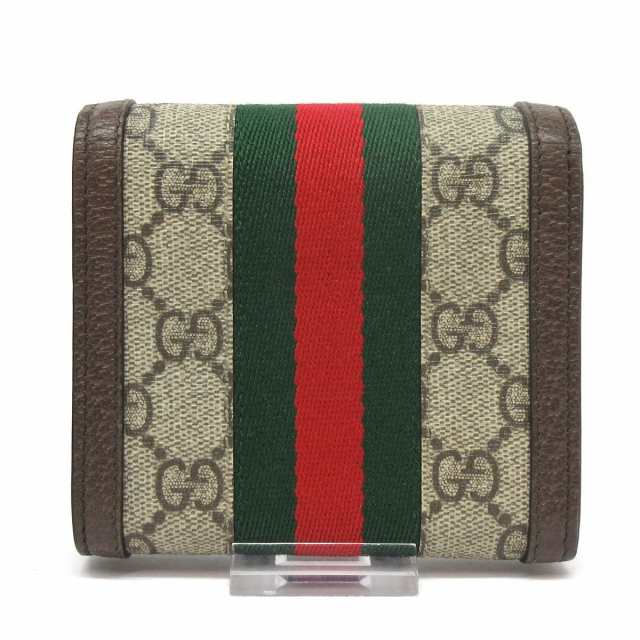 グッチ GUCCI 2つ折り財布 レディース オフィディア 598662 ベージュ