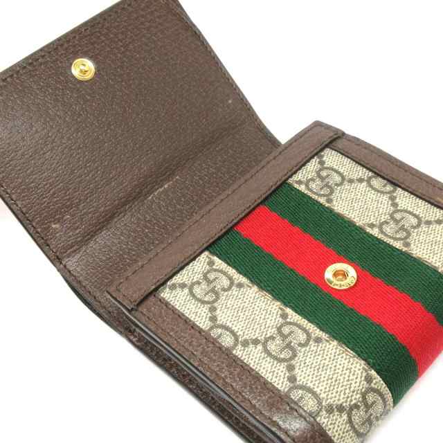 グッチ GUCCI 2つ折り財布 レディース オフィディア 598662 ベージュ