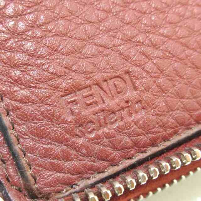 フェンディ FENDI 財布 レディース セレリア 7M0192 ボルドー ラウンド