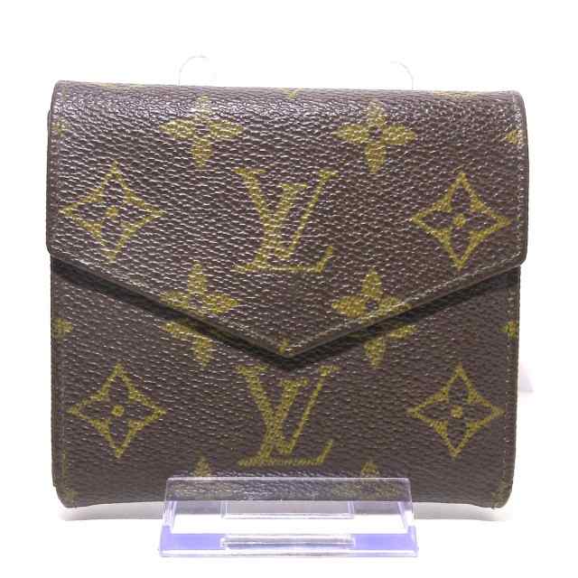 ルイヴィトン LOUIS VUITTON Wホック財布 モノグラム レディース 