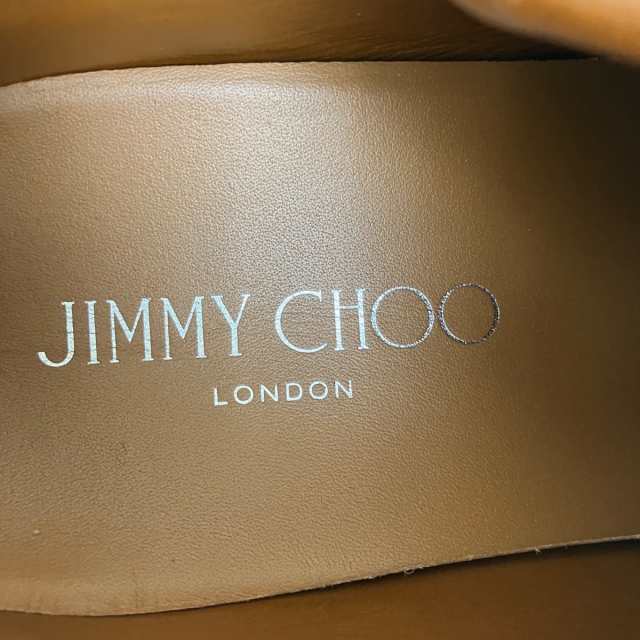 ジミーチュウ JIMMY CHOO スニーカー 38 レディース - 白×黒