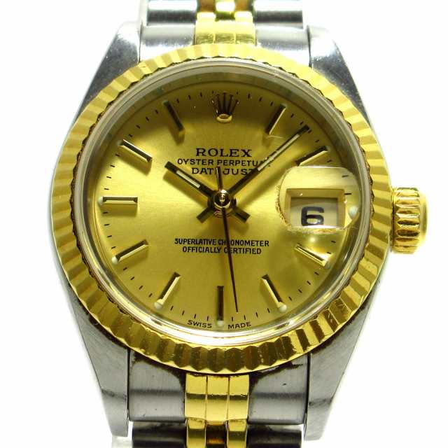 ロレックス ROLEX 腕時計 デイトジャスト 79173 レディース SS×K18YG