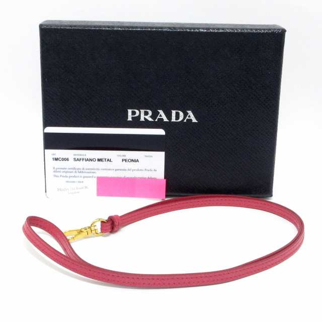 プラダ PRADA パスケース レディース 美品 - 1MC006 ピンク