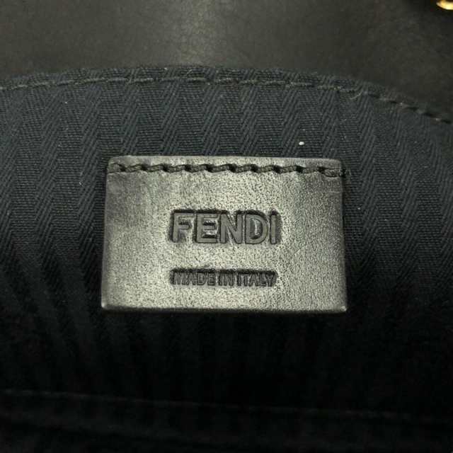 フェンディ FENDI ショルダーバッグ レディース - 8M0276 黒 チェーン ...