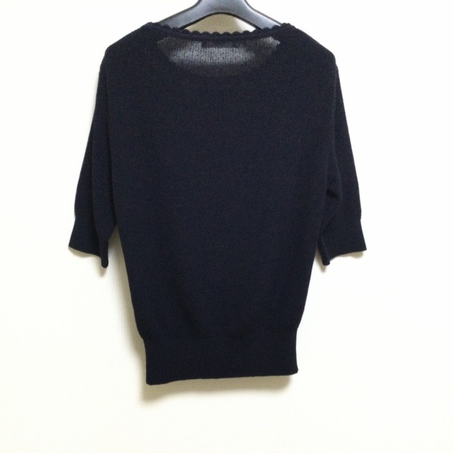 ルネ、濃紺半袖 トップス、サイズ34.S。RENE-eastgate.mk