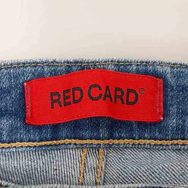 レッドカード RED CARD ジーンズ サイズ24 レディース 美品 - ネイビー