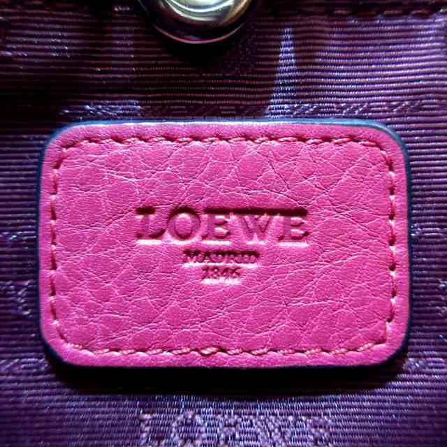 ロエベ LOEWE トートバッグ レディース ヘリテージ ピンク レザー