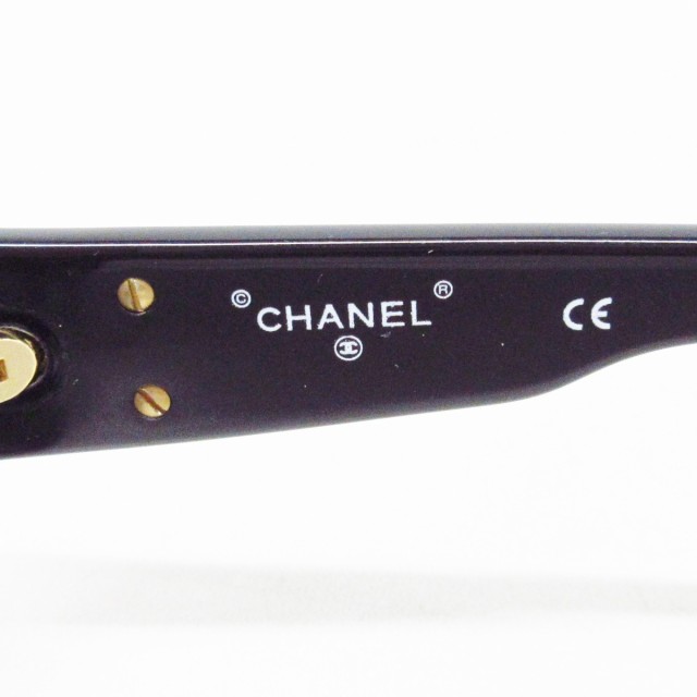 CHANEL◇サングラス/ボストン/プラスチック/BLK/BLK/レディース/01452