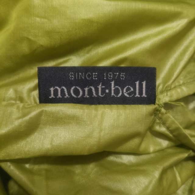 モンベル mont-bell ブルゾン サイズS レディース 美品 - イエローグリーン×黒×ダークグレー  長袖/ジップアップ/春/秋【中古】20230908