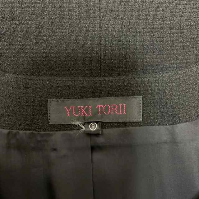 ユキトリイ YUKITORII ワンピーススーツ レディース 美品 - 黒