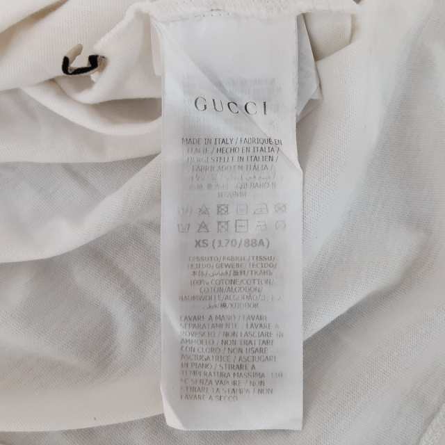 グッチ GUCCI 半袖Tシャツ サイズXS レディース 美品 - 白【中古