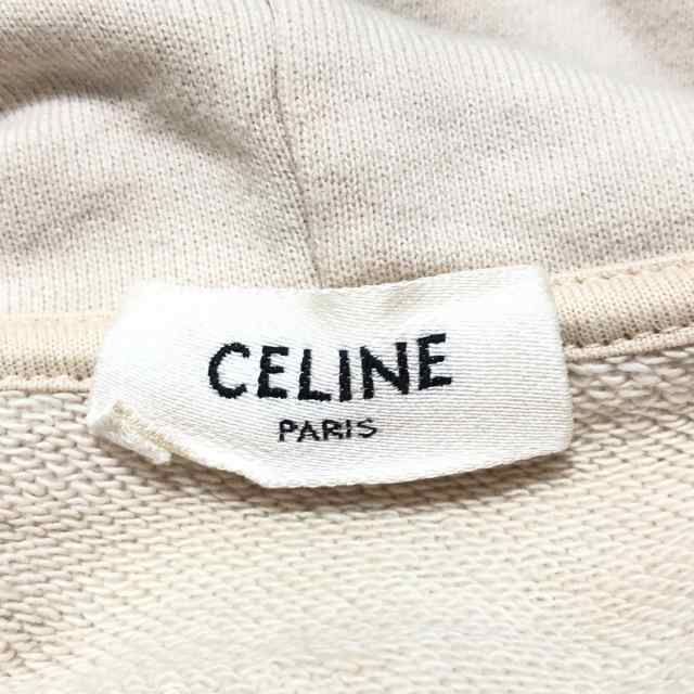 セリーヌ CELINE パーカー サイズS レディース - 2Y369052H アイボリー