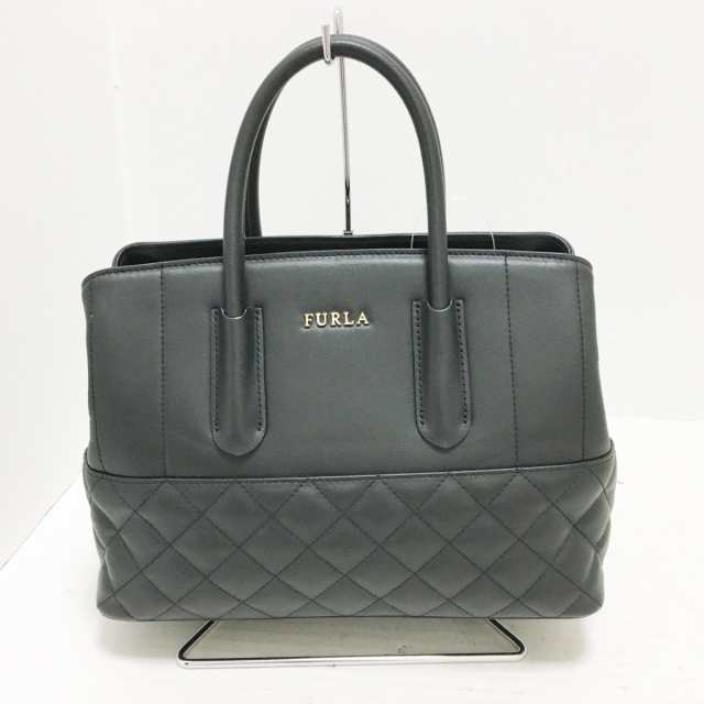 フルラ FURLA ハンドバッグ レディース - 黒 キルティング レザー