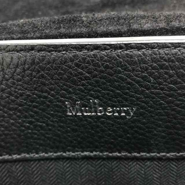 マルベリー MULBERRY ハンドバッグ レディース ミニシートン 黒 レザー【中古】20231107