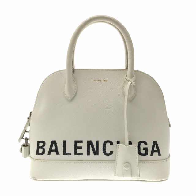 バレンシアガ BALENCIAGA ハンドバッグ レディース ヴィル トップハンドル S 518873 白×黒 レザー【中古】20231007｜au  PAY マーケット