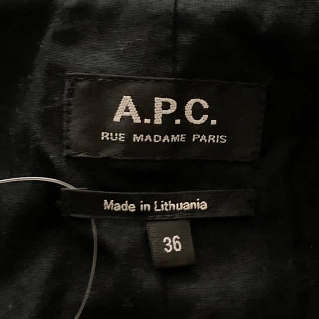 アーペーセー A.P.C. コート サイズ36 S レディース - ダークネイビー