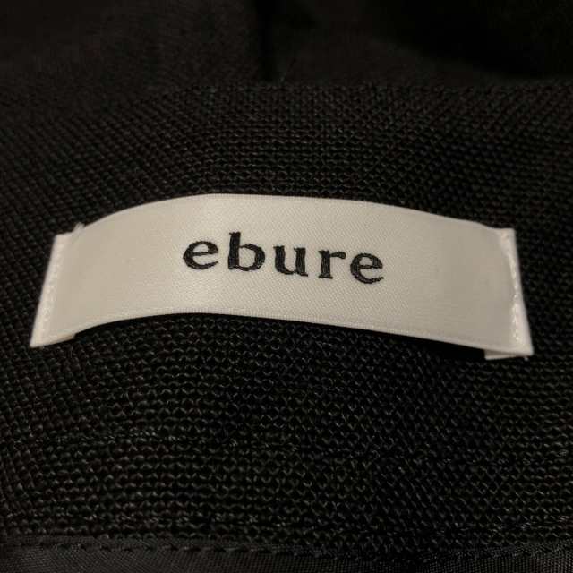 エブール ebure ワンピース サイズ38 M レディース 美品 - 黒 七分袖