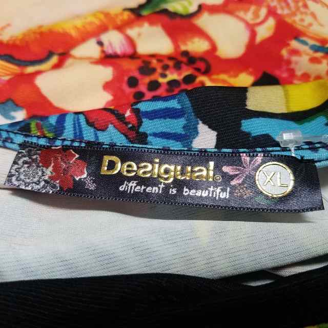 デシグアル Desigual ワンピース サイズXL レディース - 黒×レッド ...