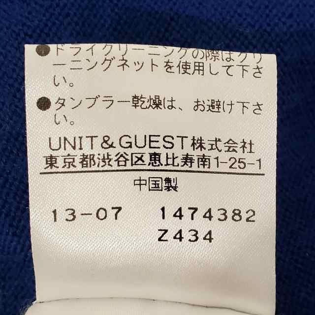 マーカスルプファー MARKUS LUPFER 長袖セーター サイズXS レディース 美品 - グレー×ブルー×マルチ  スパンコール【中古】20230831