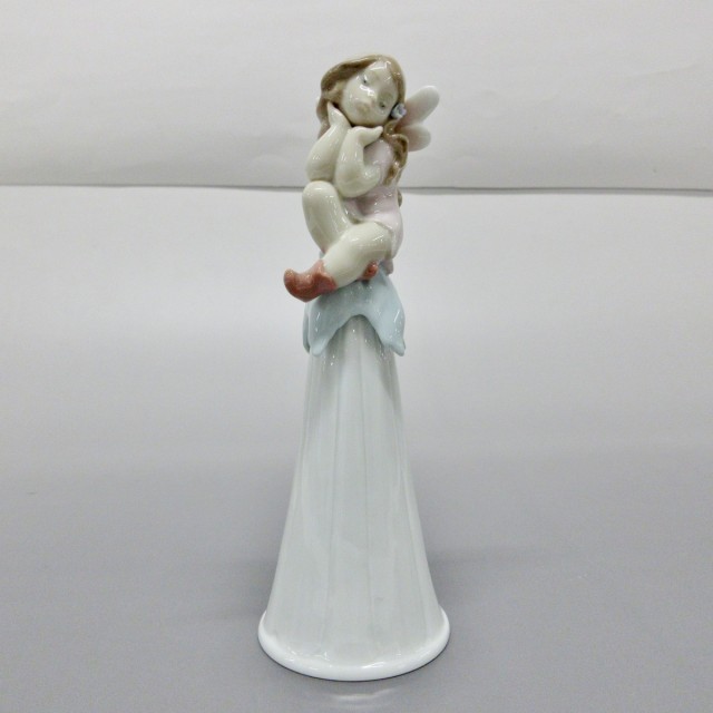 リヤドロ LLADRO 小物 レディース 美品 白×マルチ ベル/天使モチーフ 