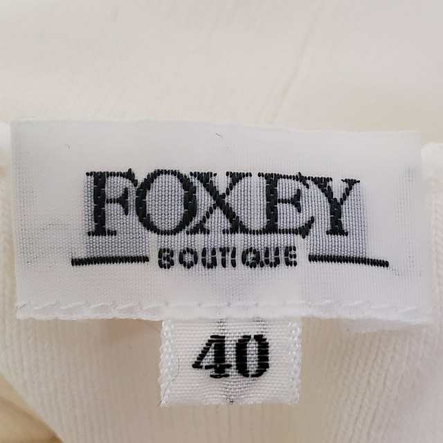 フォクシー FOXEY 半袖カットソー サイズ40 M レディース 美品