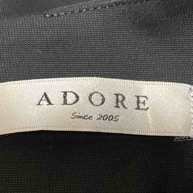 アドーア ADORE ワンピース サイズ36 S レディース - 黒 クルーネック