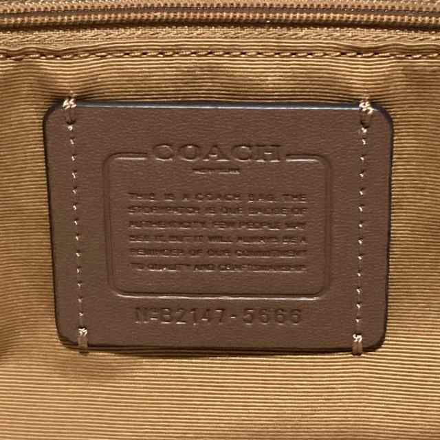 コーチ COACH リュックサック レディース - 5666 アイボリー レザー【中古】20231010