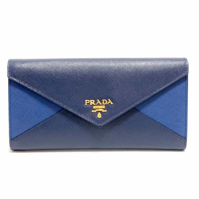 《新品未使用》PRADA 長財布 プラダ ネイビー