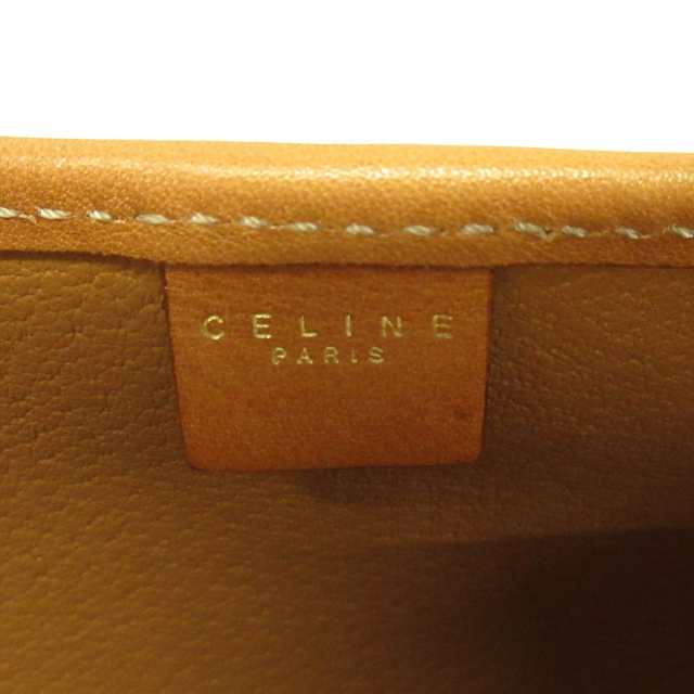 セリーヌ CELINE ポーチ レディース 美品 マカダム柄 ダークブラウン