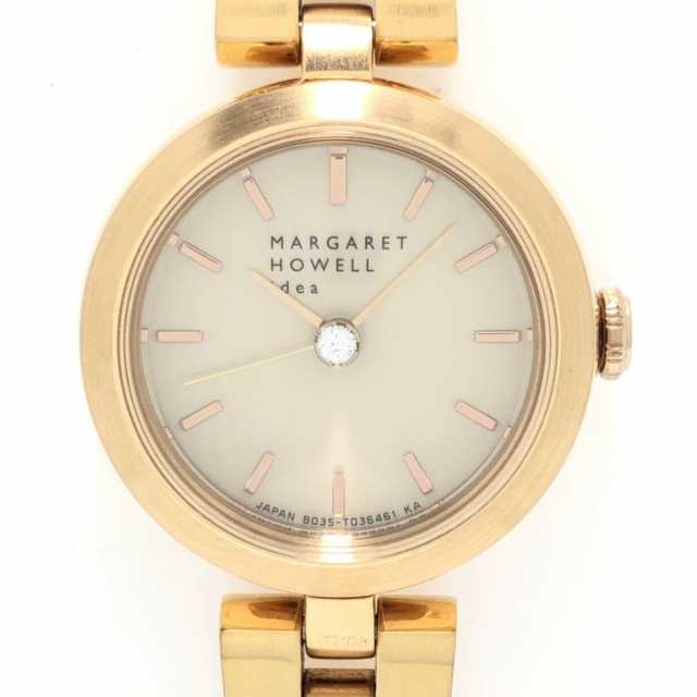 マーガレットハウエル MargaretHowell 腕時計 - KF7-422-31 レディース idea/ダイヤモンド  ゴールド【中古】20230920｜au PAY マーケット