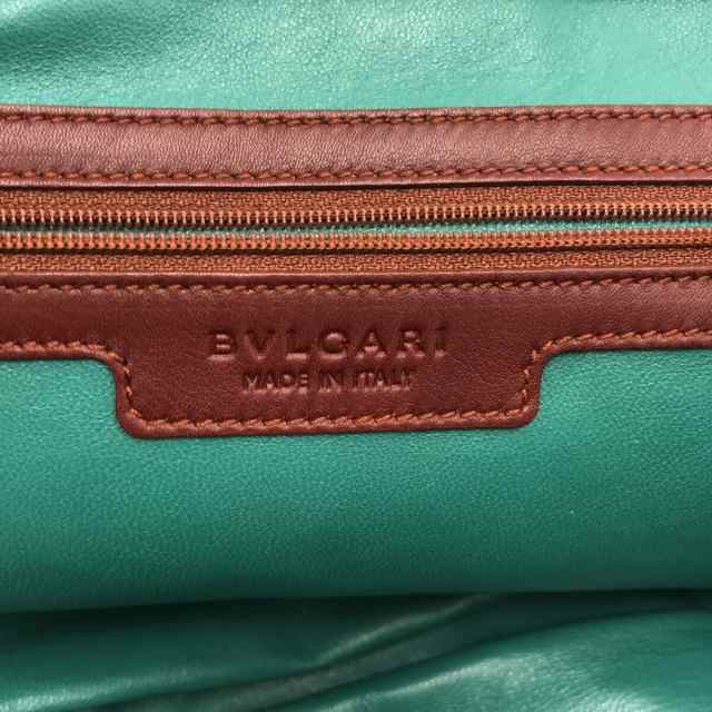 ブルガリ BVLGARI ショルダーバッグ チャンドラ レザー×パイソン