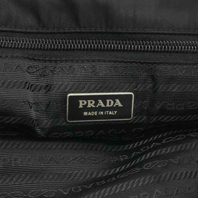 プラダ PRADA ビジネスバッグ レディース - V119 黒 ナイロン×レザー