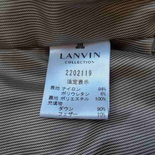 ランバンコレクション LANVIN COLLECTION ダウンコート サイズ38 M
