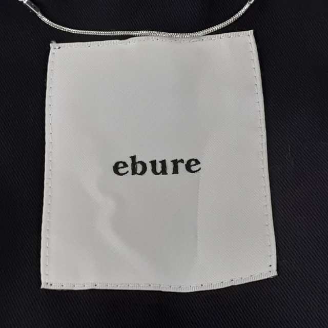 エブール ebure コート サイズ36 S レディース 美品 - ダークネイビー ...