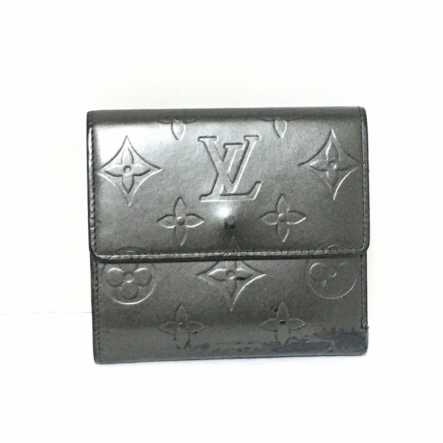 ルイヴィトン LOUIS VUITTON Wホック財布 モノグラムマット レディース ポルトモネビエカルトクレディ M65112  ノワール【中古】20230916